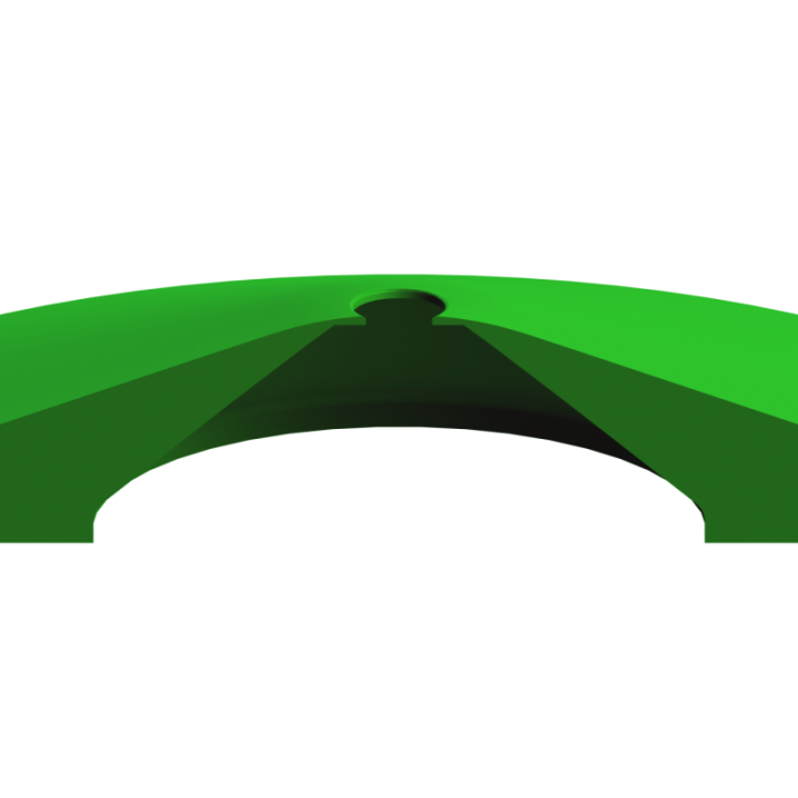 Scent Disk Hollow na płaskiej nawierzchni – brak krawędzi zapobiega braniu przedmiotu do pyska