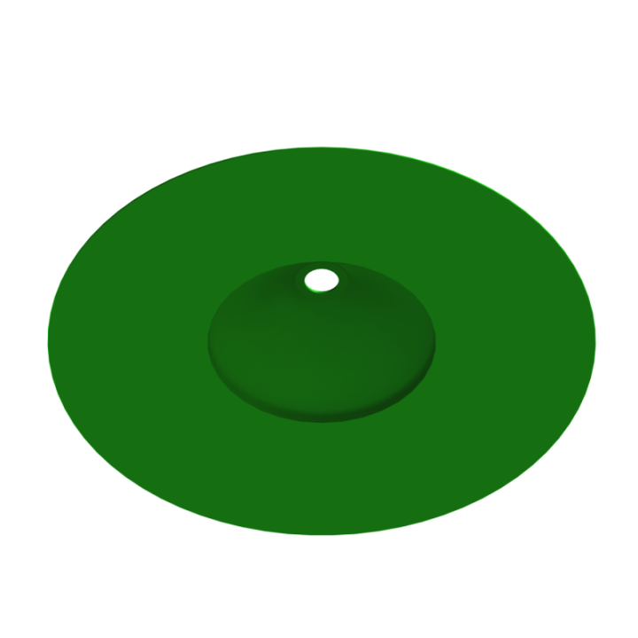 Akcesoria do scent work – górny wylot dysku tworzący skoncentrowany komin zapachowy