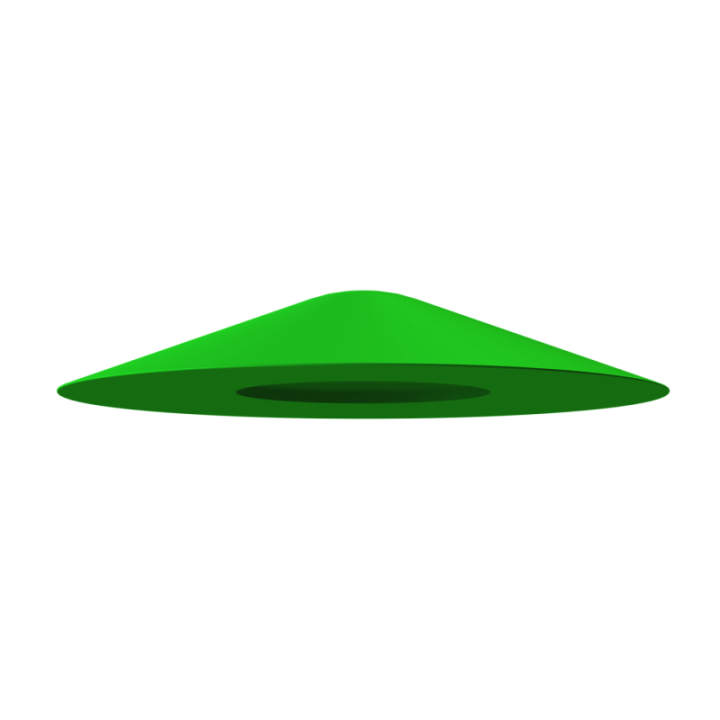 Dysk zapachowy Fluo.Dog – skośne ścianki uniemożliwiające przesunięcie źródła zapachu łapą