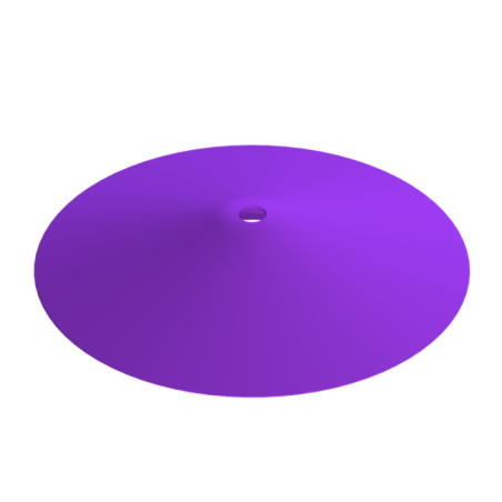 Profesjonalny dysk do noseworku Scent Disk Hollow – widok na centralny otwór emitujący zapach