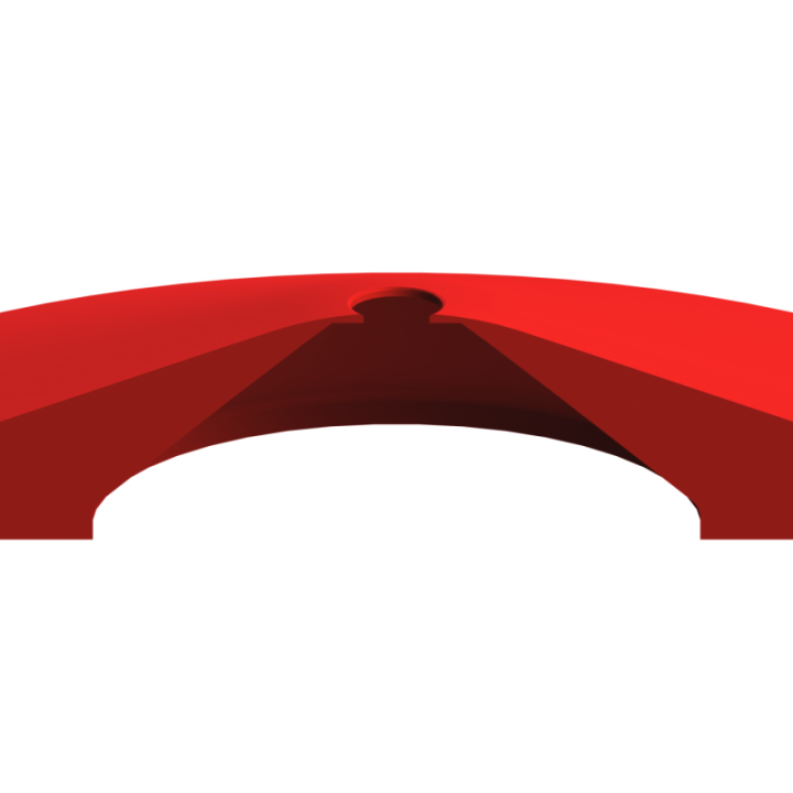 Scent Disk Hollow na płaskiej nawierzchni – brak krawędzi zapobiega braniu przedmiotu do pyska