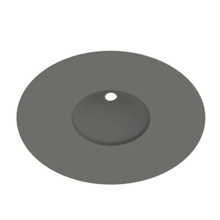 Akcesoria do scent work – górny wylot dysku tworzący skoncentrowany komin zapachowy