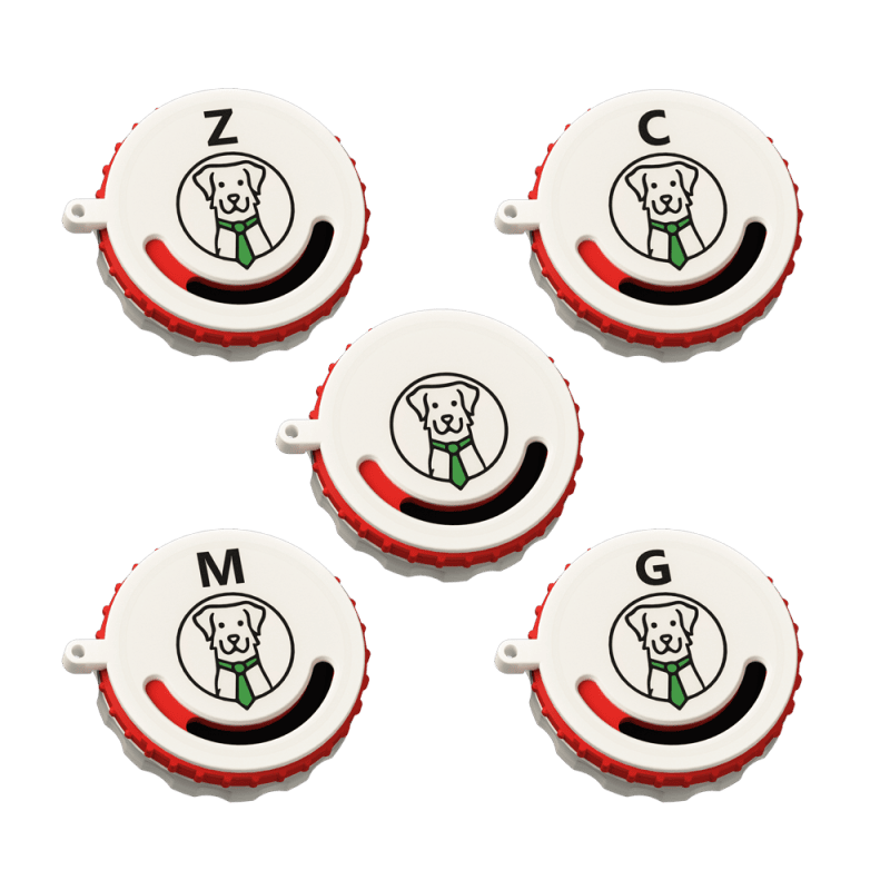 Puszki Fluonose Mini+ 4+1 – pojemniki do nosework | Fluo Dog