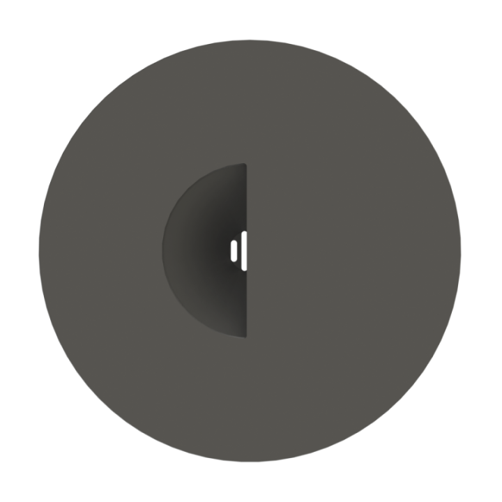 Konstrukcja dysku zapachowego bez krawędzi zapobiegająca przesuwaniu łapą