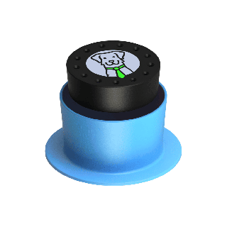 Small bowl for scent marking training in scent training