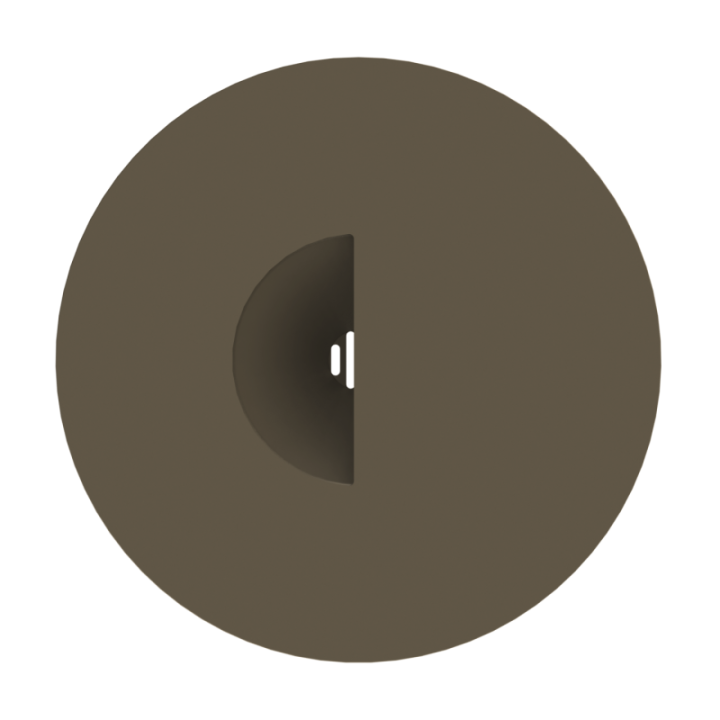 Konstrukcja dysku zapachowego bez krawędzi zapobiegająca przesuwaniu łapą