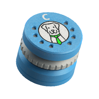 Fluonose Mikro+ - caixa de treinamento węchowego com a marca "C" para canela (2,5 cm)