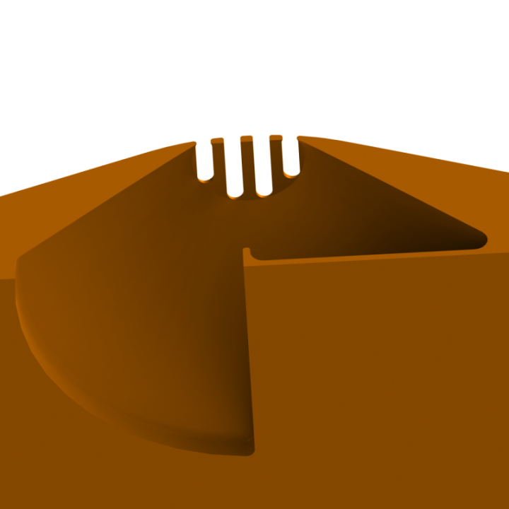 Aerodynamiczny kształt dysku uniemożliwiający psu podniesienie go zębami