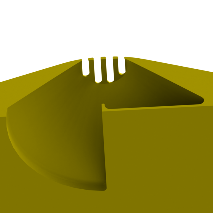 Aerodynamiczny kształt dysku uniemożliwiający psu podniesienie go zębami