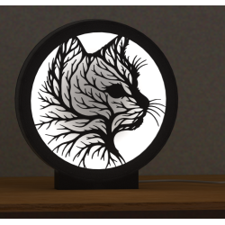 Lampka - koci krzew (neutralna barwa światła)