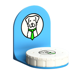 Magnetic base for scent cans 10 cm | Fluo Dog