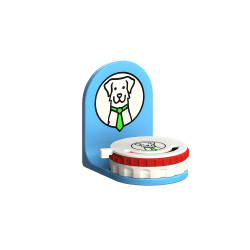 Magnetyczna podstawka do puszki zapachowej 5 cm | Fluo Dog