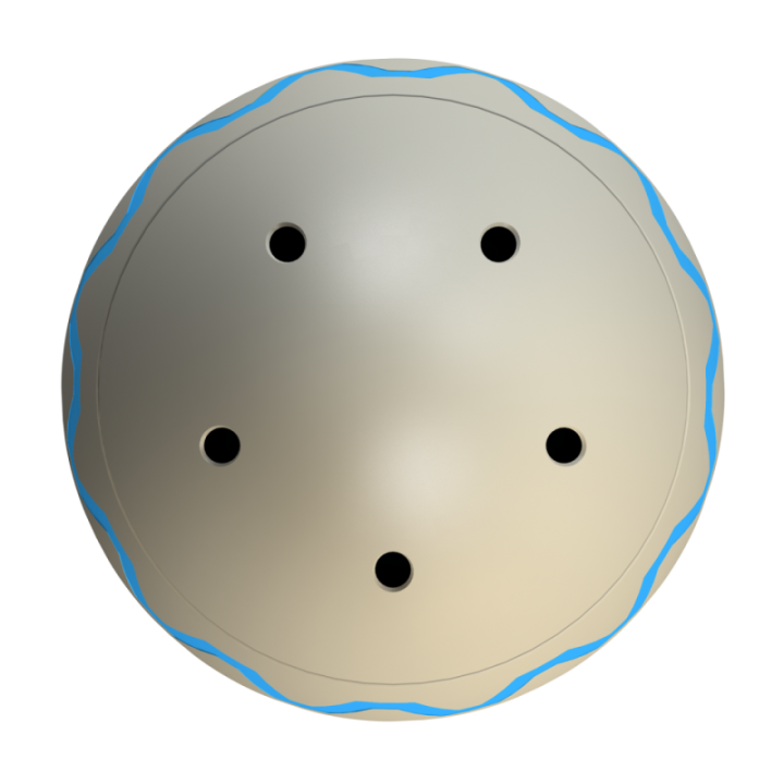 Kurze jajko - atrapa wielkanocnej pisanki do szukania zapachów