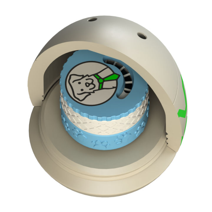 Pisanka wielkanocna - zabawka węchowa do ćwiczenia z psem scentworku