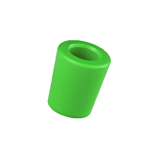 Fluostick gumi dugó: védőburkolat
