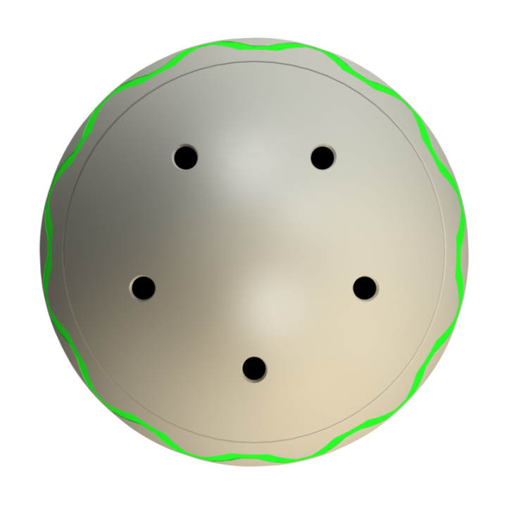 Kurze jajko - atrapa wielkanocnej pisanki do szukania zapachów