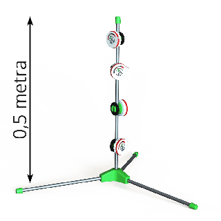 Fluostick Mini Tower - modulært Nosework treningssystem