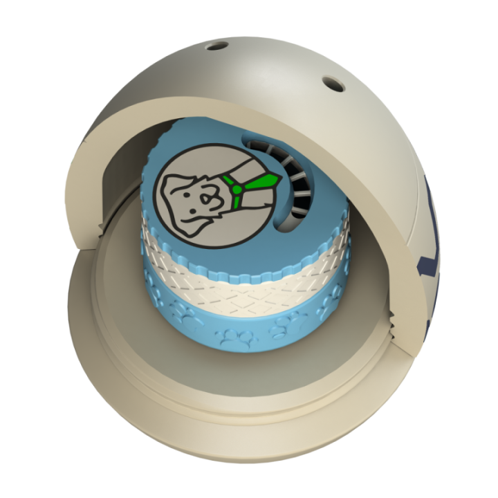 Pisanka wielkanocna - zabawka węchowa do ćwiczenia z psem scentworku