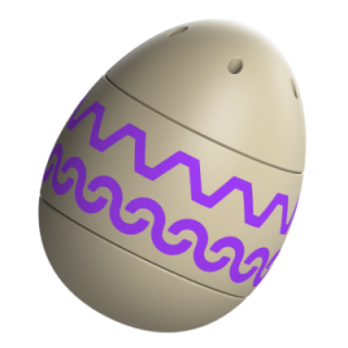 Huevo de Pascua - huevo simulado para adiestramiento de olfateadores