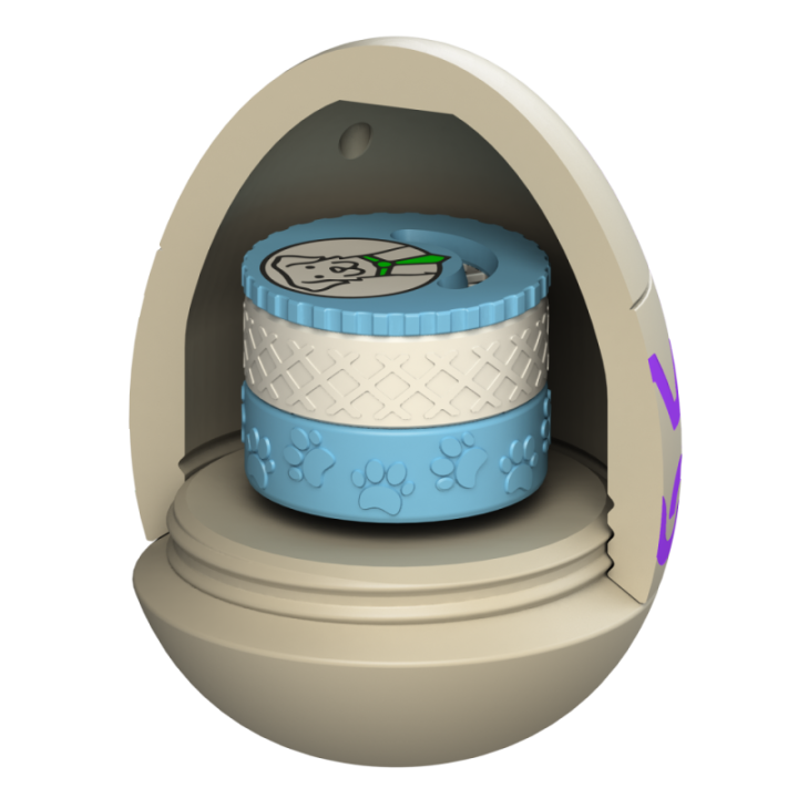 Treningi nosework w wielkanoc - atrapa jajka