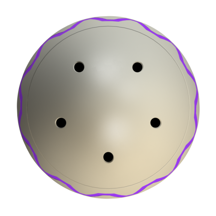 Kurze jajko - atrapa wielkanocnej pisanki do szukania zapachów