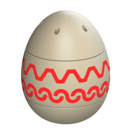 Atrapa kurzego jaja do treningów noseworkowego