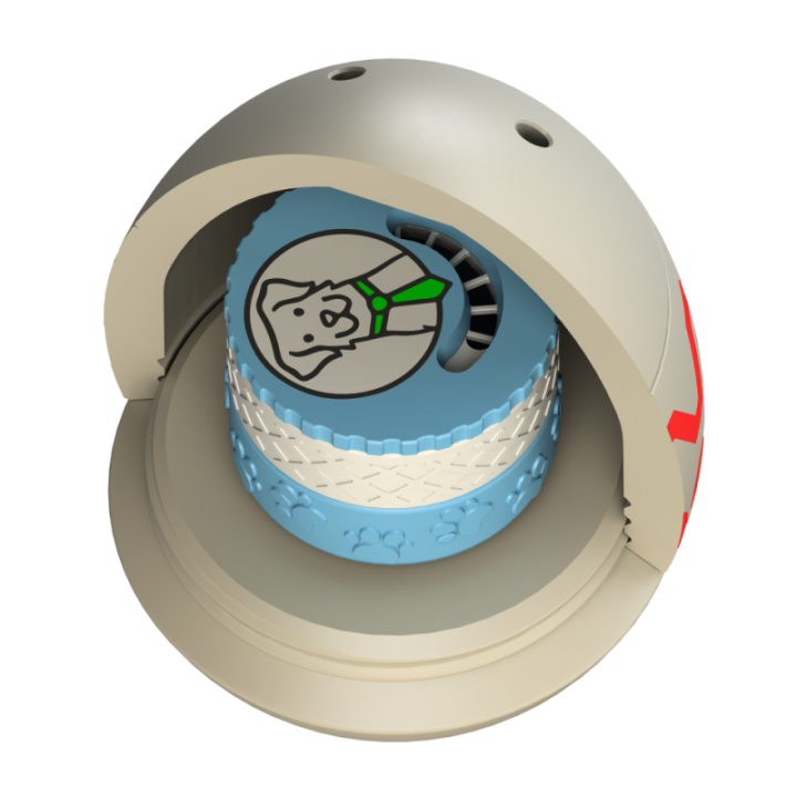 Pisanka wielkanocna - zabawka węchowa do ćwiczenia z psem scentworku