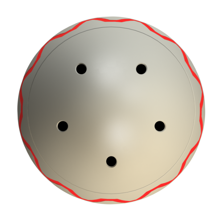 Kurze jajko - atrapa wielkanocnej pisanki do szukania zapachów