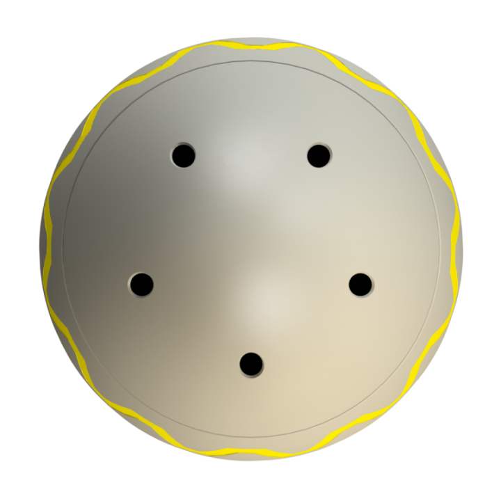 Kurze jajko - atrapa wielkanocnej pisanki do szukania zapachów