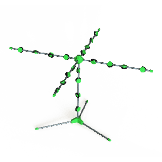 Fluostick Star - sistema modular de adiestramiento para el trabajo de la nariz