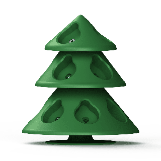 Árvore de Natal aromática com função de carrossel para treinamento de scent training