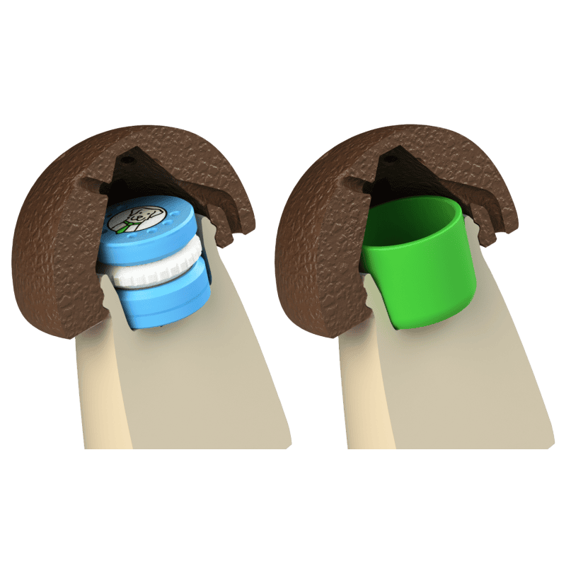 Small Scented Mushroom S — Scent Work | Fluo Dog