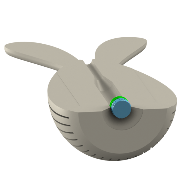 Przyrząd do noseworku z kominowym wylotem zapachu u góry