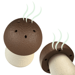 Small Scented Mushroom S — Scent Work | Fluo Dog