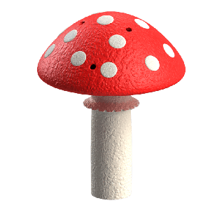 Mushroom de aroma médio para treinamento de scent - tamanho M