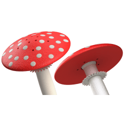 Large Scented Mushroom L — Scent Work | Fluo Dog