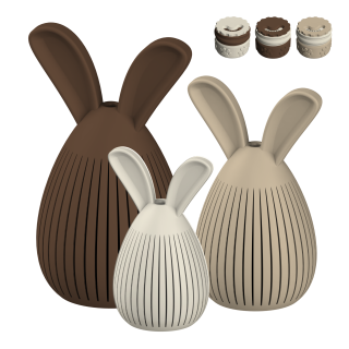 Sada Zaječí Skrýš "Coffee" (S, M, L) + 3x Fluonose Nano+