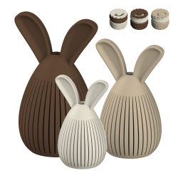 Zestaw Zajęcza Skrytka "Coffee" (S, M, L) + 3x Fluonose Nano+