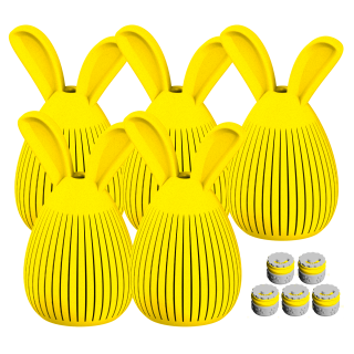 Set 5x Kaninlåda S + 5x Fluonose Nano+ (en färg)