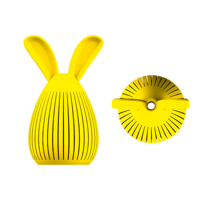 Wielkanocny zając do ćwiczeń precyzyjnego oznaczania próbki