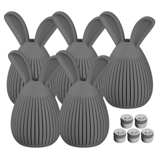 Set 5x Kaninlåda S + 5x Fluonose Nano+ (en färg)