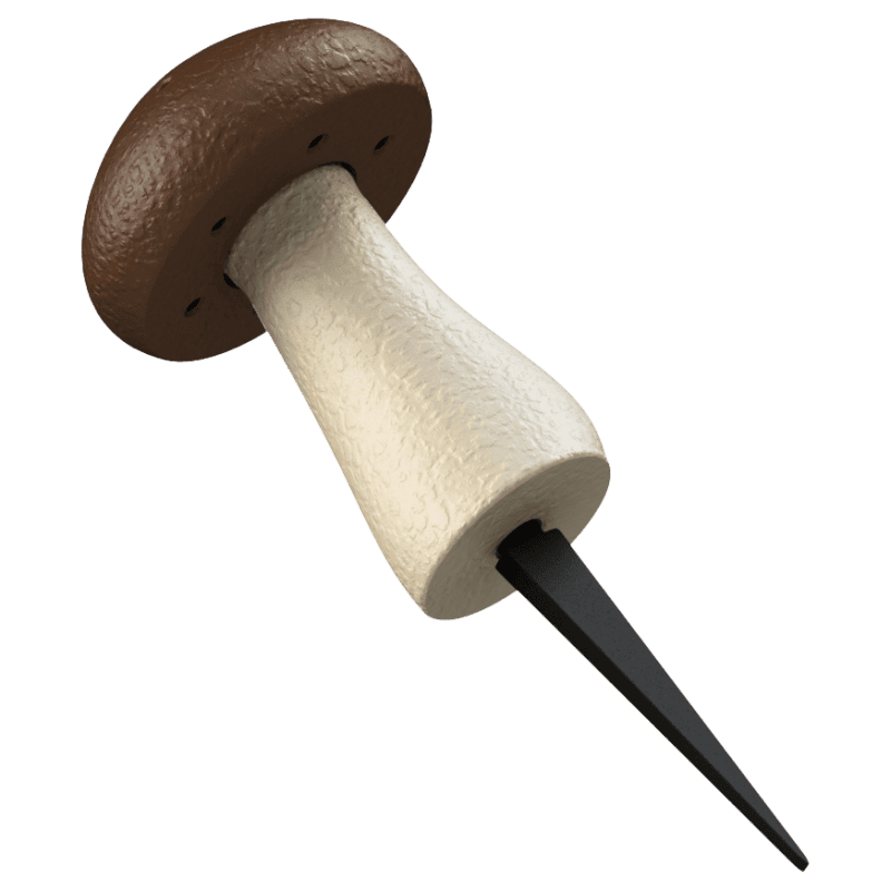 Set van 5 geurige paddenstoelen M + 2 geurdragers | Fluo Dog