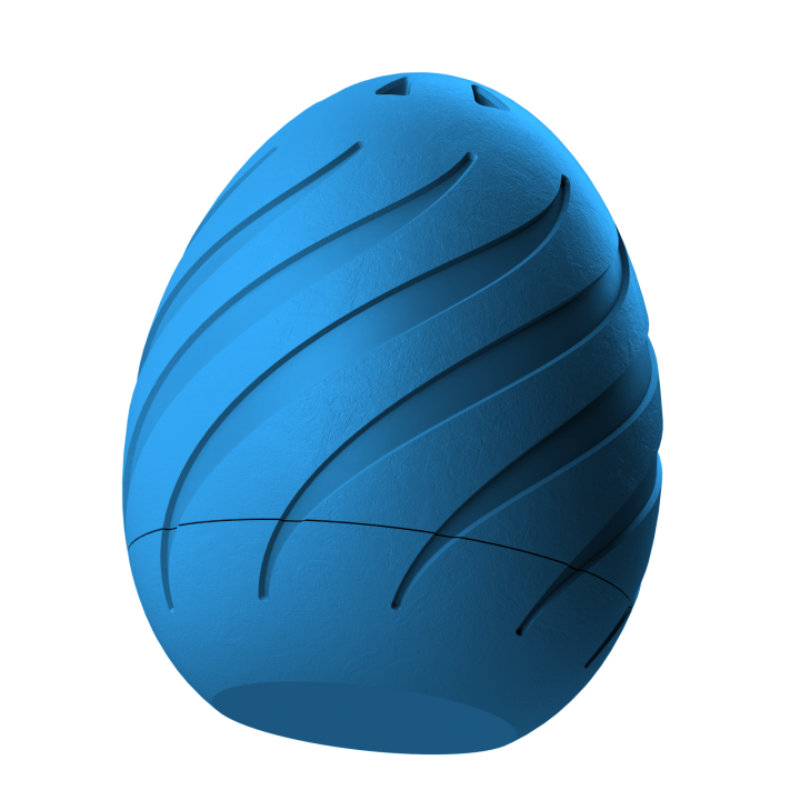 Plastikowy przyrząd do noseworku w kształcie pisanki – trwały i łatwy do utrzymania w czystości.