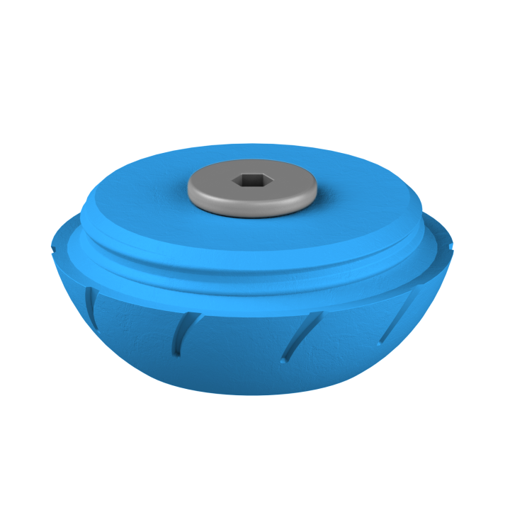 Świąteczne ukrycie zapachu – kolorowe jajo do ćwiczeń scent work w klimacie Wielkanocy.