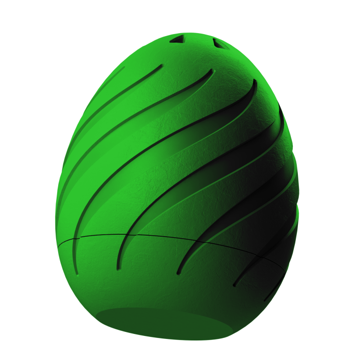 Plastikowy przyrząd do noseworku w kształcie pisanki – trwały i łatwy do utrzymania w czystości.