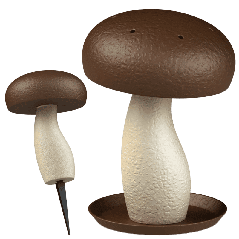 Set de 5 champignons olfactifs L + 2 boîtes à odeurs | Fluo Dog