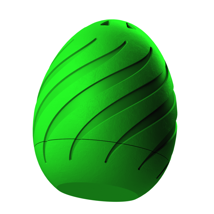 Plastikowy przyrząd do noseworku w kształcie pisanki – trwały i łatwy do utrzymania w czystości.