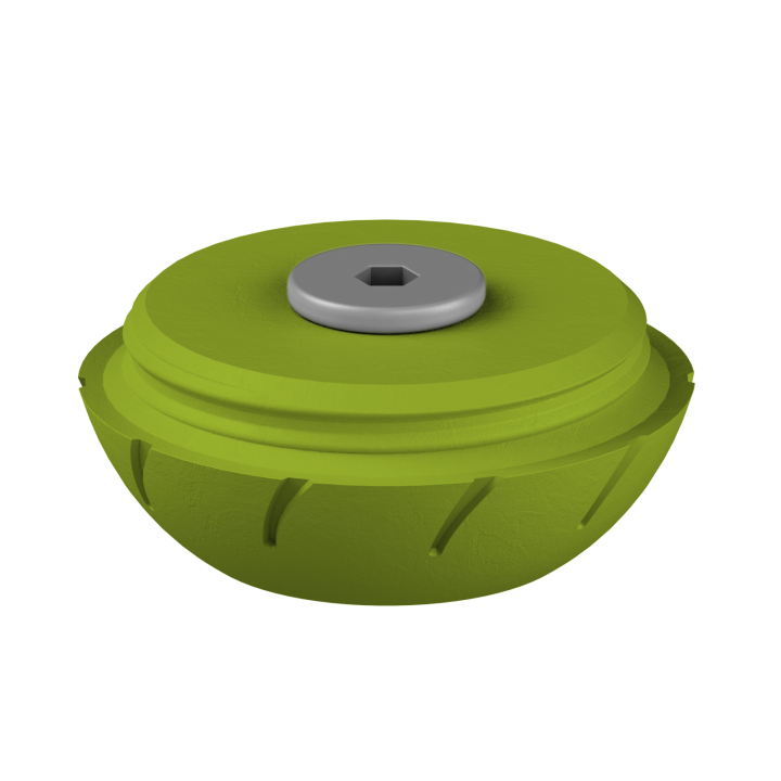 Świąteczne ukrycie zapachu – kolorowe jajo do ćwiczeń scent work w klimacie Wielkanocy.