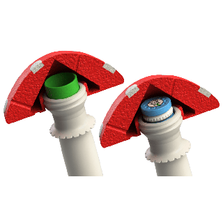 Set med 5x medium sopp til luktesans + 2x duftboks for Nosework-trening - størrelse M