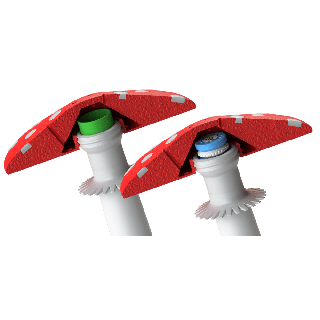 5x large scent mushroom + 2x scent box for scent training - size L